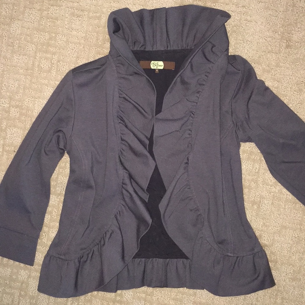 Adorable ruffle jacket